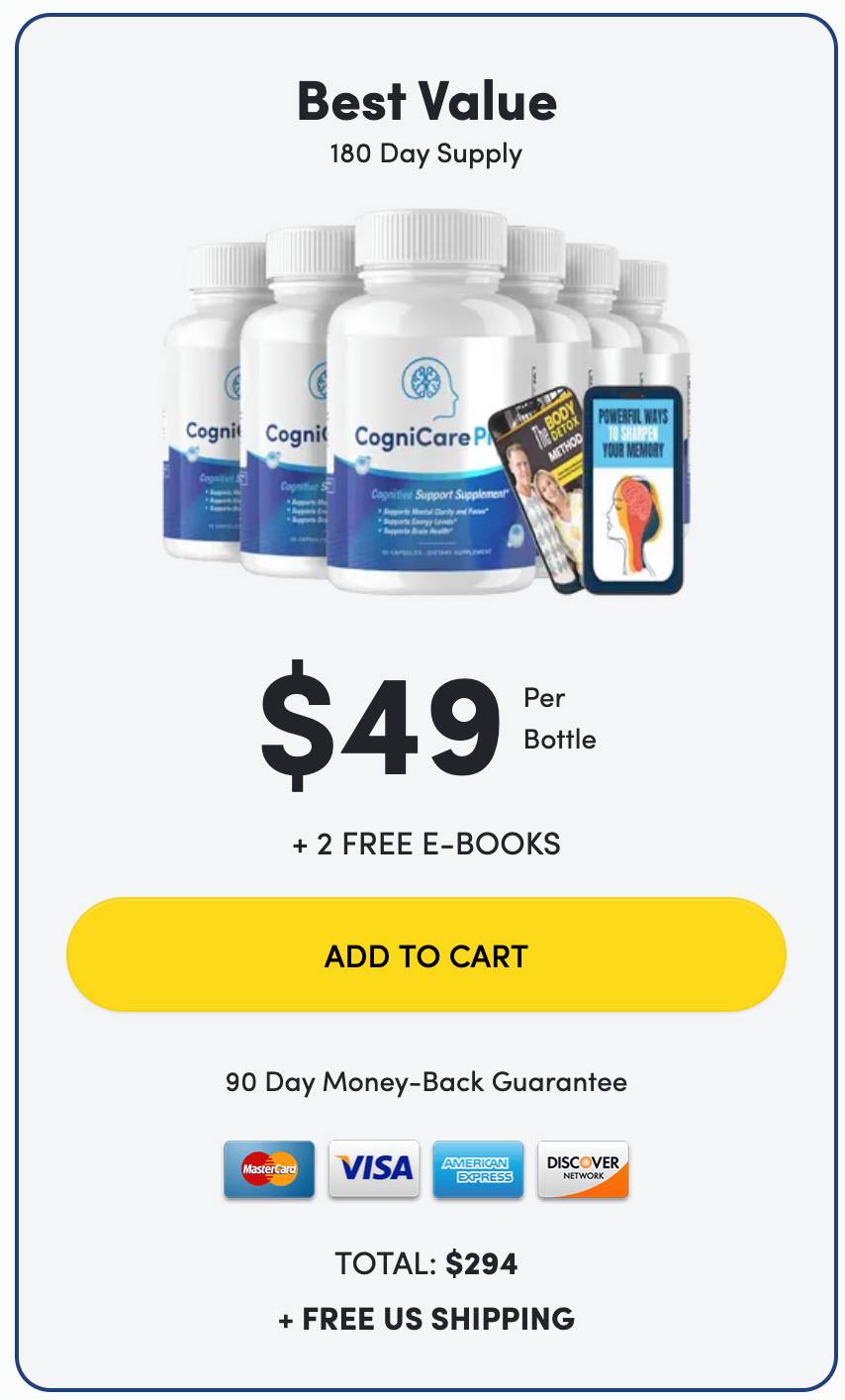 CogniCare Pro - 6 Bottles